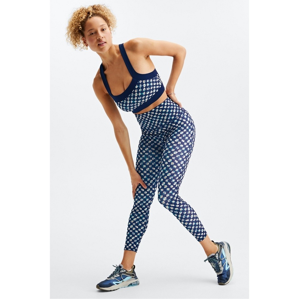 Fabletics PureLuxe Matching Set Small High-Waisted 7/8 Leggings & Top Athleisure
